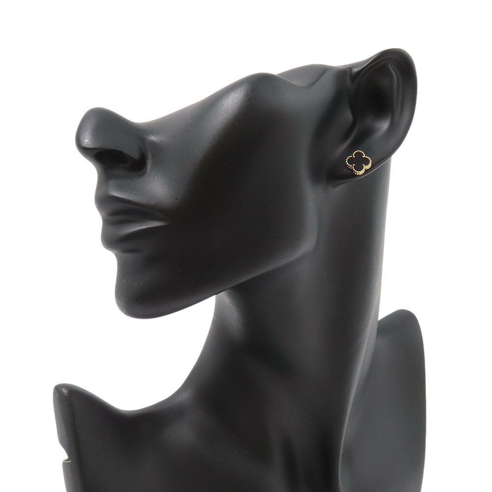 ヴァンクリーフ&アーペル ピアス スウィート アルハンブラ ピアス オニキス K18YGイエローゴールド VCARA44900 ジュエリー