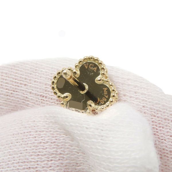 ヴァンクリーフ&アーペル ピアス スウィート アルハンブラ ピアス オニキス K18YGイエローゴールド VCARA44900 ジュエリー