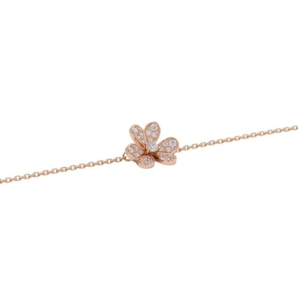 ヴァンクリーフ&アーペル ブレスレット フリヴォル ミニモデル ダイヤモンド 25P 計0.22ct K18PGピンクゴールド VCARP7RD00