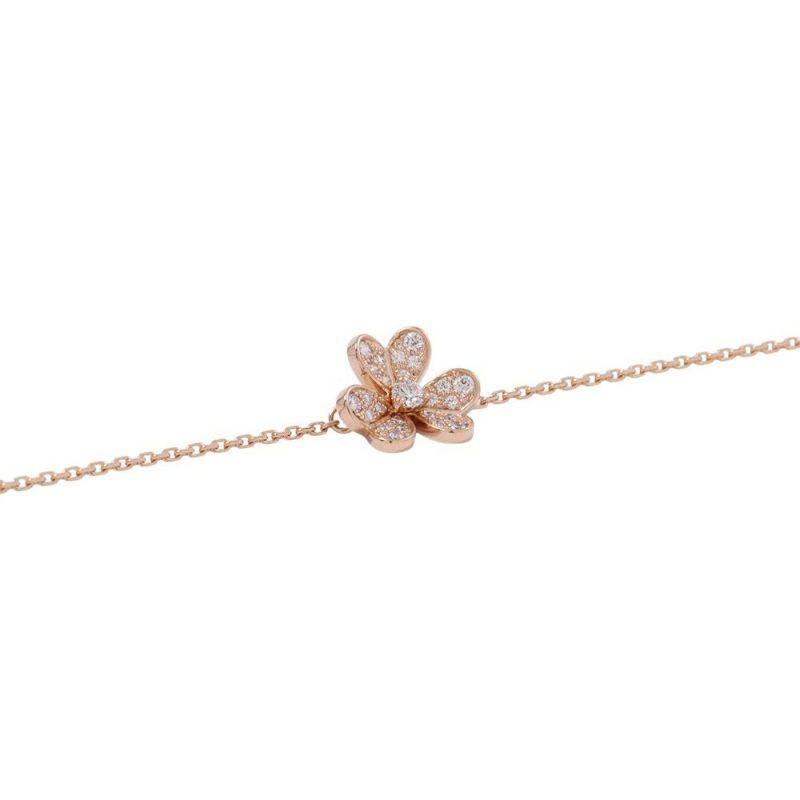 ヴァンクリーフ&アーペル ブレスレット フリヴォル ミニモデル ダイヤモンド 25P 計0.22ct K18PGピンクゴールド VCARP7RD00