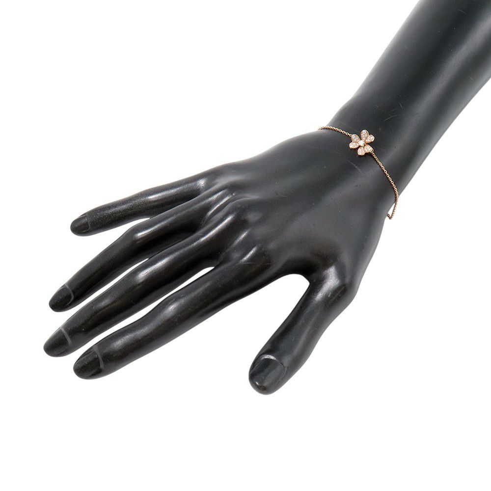 ヴァンクリーフ&アーペル ブレスレット フリヴォル ミニモデル ダイヤモンド 25P 計0.22ct K18PGピンクゴールド VCARP7RD00