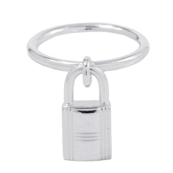 エルメス リング アミュレット カデナ リング SV925シルバー リングサイズ53 HERMES ジュエリー 指輪