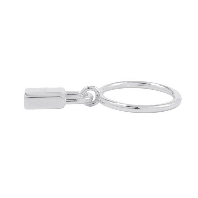 エルメス リング アミュレット カデナ リング SV925シルバー リングサイズ53 HERMES ジュエリー 指輪