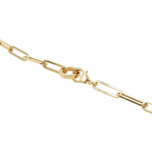 エルメス ブレスレット ケリー チェーン ダブル ブレスレット チョーカー ダイヤモンド 41P 計0.62ct K18YG HERMES