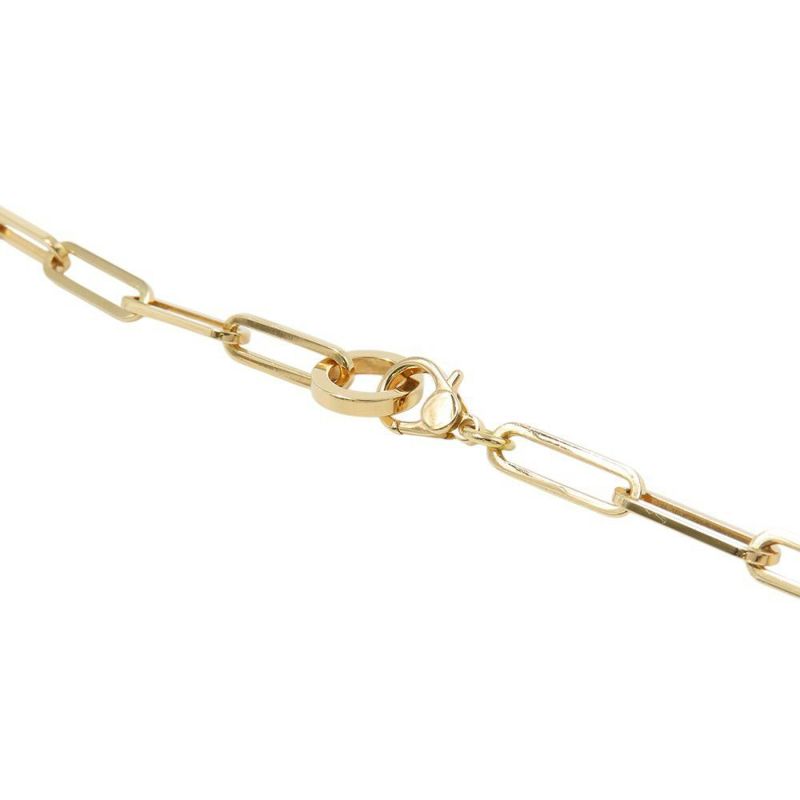 エルメス ブレスレット ケリー チェーン ダブル ブレスレット チョーカー ダイヤモンド 41P 計0.62ct K18YG HERMES