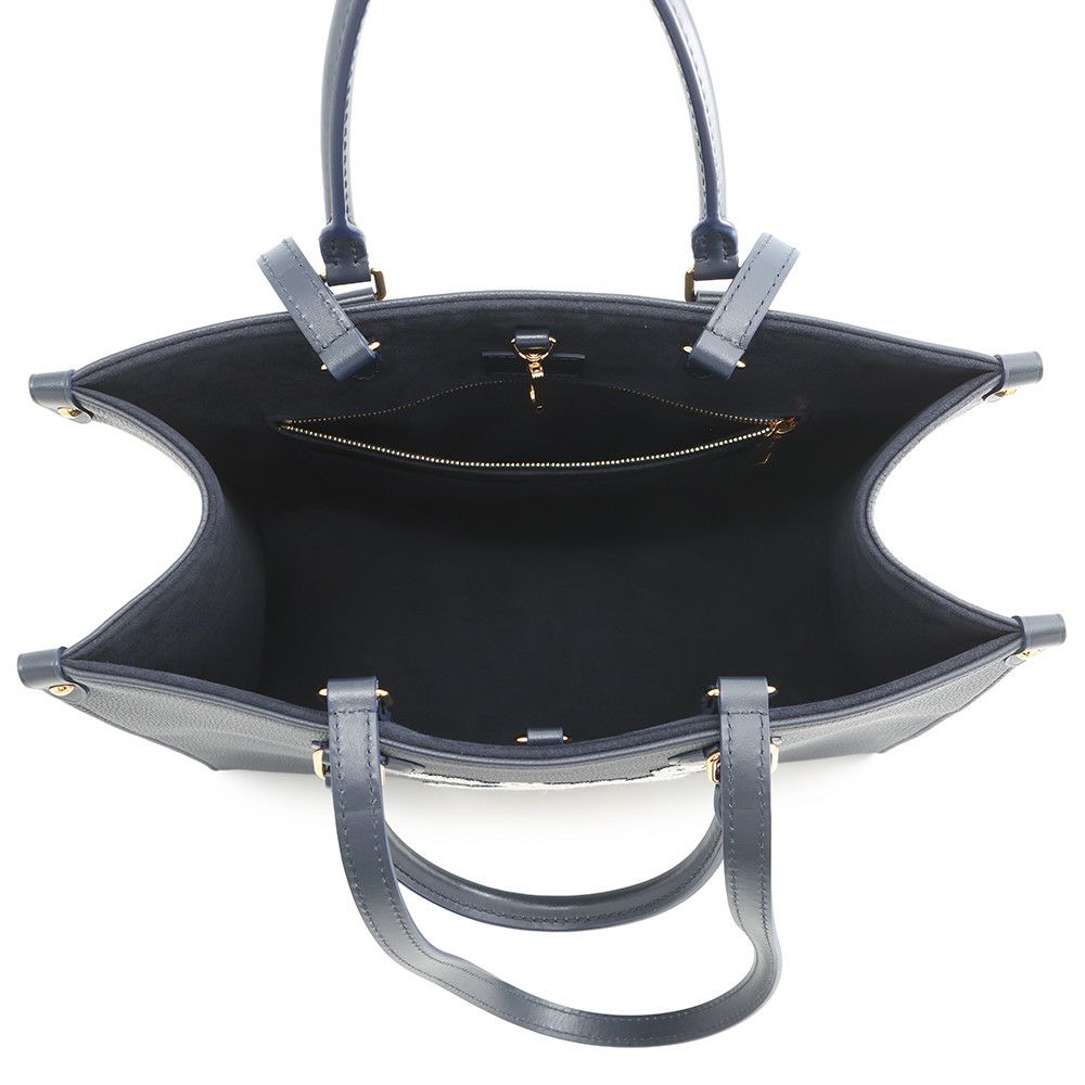 ルイヴィトン トートバッグ グレインカーフレザー/セーラーズノット ノーティカル オンザゴーMM M24834 2way ショルダーバッグ