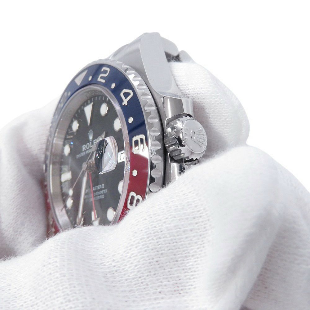 ロレックス GMTマスター2 デイト ランダムシリアル ルーレット 126710BLRO ROLEX 腕時計 黒文字盤