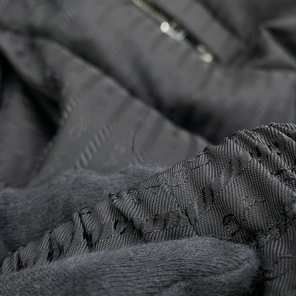 プラダ ダウンジャケット Re-Nylon クロップド レディースサイズ38 29Y056 PRADA 2way 黒