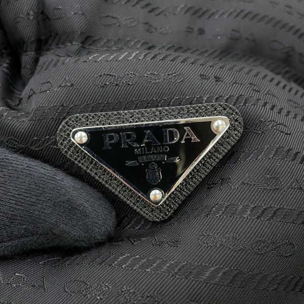 プラダ ダウンジャケット Re-Nylon クロップド レディースサイズ38 29Y056 PRADA 2way 黒