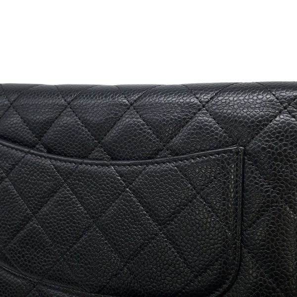 シャネル チェーンウォレット マトラッセ ココマーク キャビアスキン AP0250 CHANEL 財布 黒