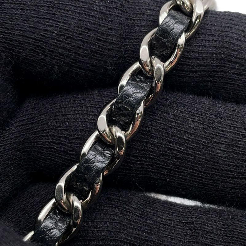 シャネル チェーンウォレット マトラッセ ココマーク キャビアスキン AP0250 CHANEL 財布 黒