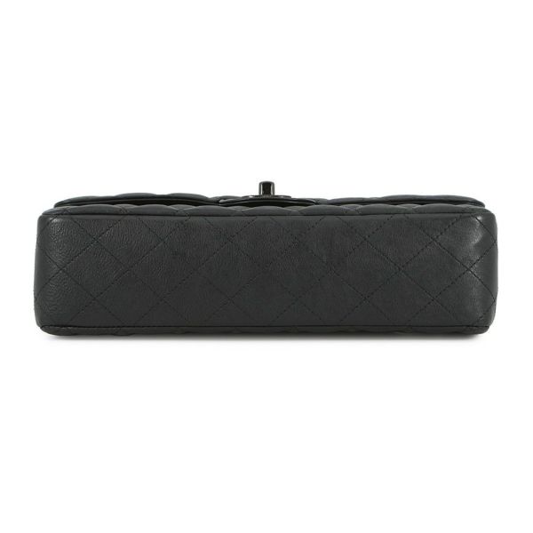 シャネル チェーンショルダーバッグ マトラッセ25 ココマーク ダブルチェーン カーフスキン A01112 CHANEL 黒