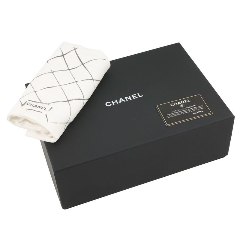 シャネル チェーンショルダーバッグ マトラッセ25 ココマーク ダブルチェーン カーフスキン A01112 CHANEL 黒