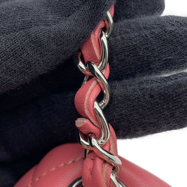 シャネル チェーンショルダーバッグ マトラッセ ココマーク ラムスキン ミニマトラッセ A35200 CHANEL