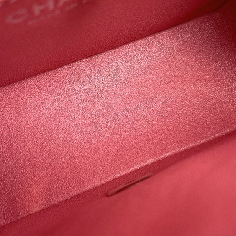 シャネル チェーンショルダーバッグ マトラッセ ココマーク ラムスキン ミニマトラッセ A35200 CHANEL