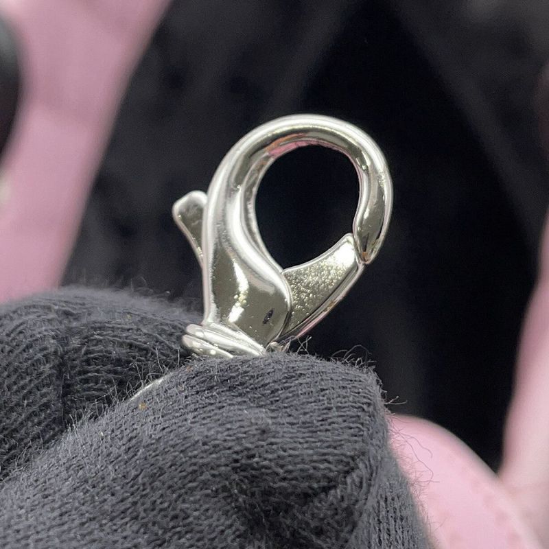 シャネル トートバッグ カンボンライン ラージトート マトラッセ ココマーク レザー A25169 CHANEL ピンク 黒