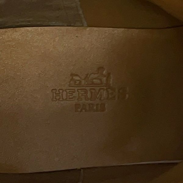 エルメス ブーツ ジャンピング ウルトラスープル ボックスカーフ レディースサイズ37 HERMES 靴