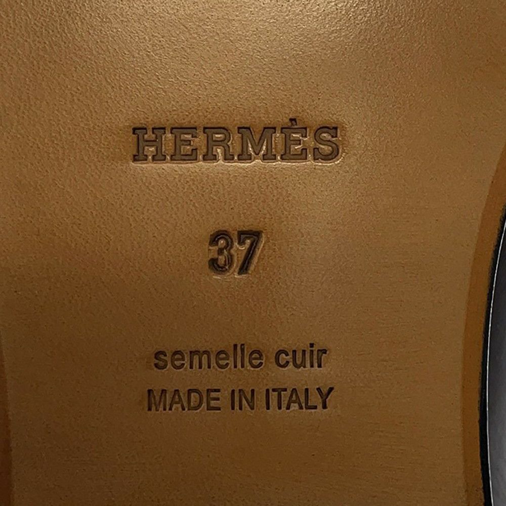 エルメス ブーツ ジャンピング ウルトラスープル ボックスカーフ レディースサイズ37 HERMES 靴