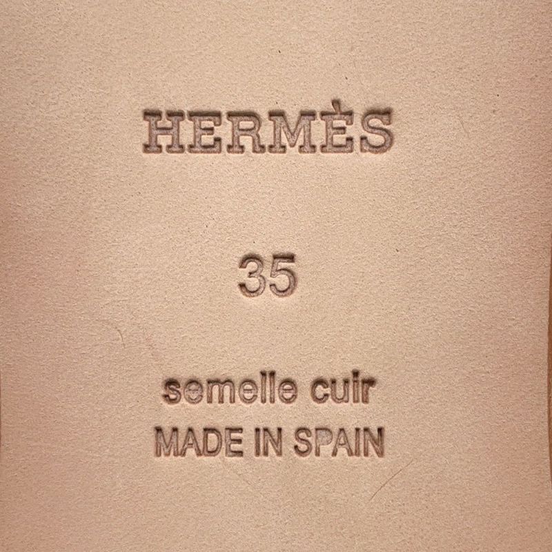 エルメス パンプス グァパ エスパドリーユ シェーヌダンクル デニム レディースサイズ35 HERMES 靴