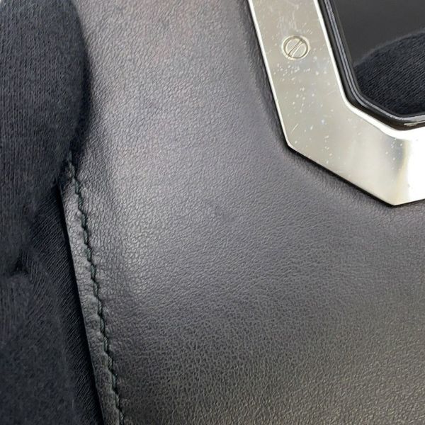 プラダ ショルダーバッグ シティ プレックス リボン レザー プラスチック 1BD067 PRADA 黒