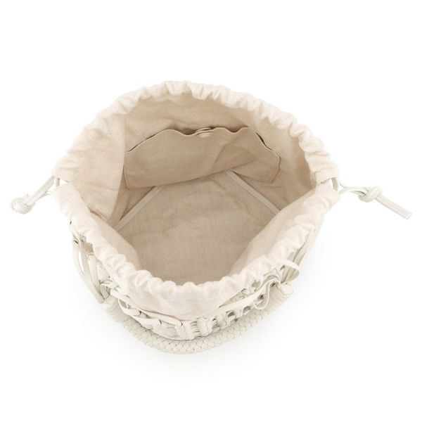 ボッテガヴェネタ トートバッグ カヴァリーノ 709612 BOTTEGA VENETA 白