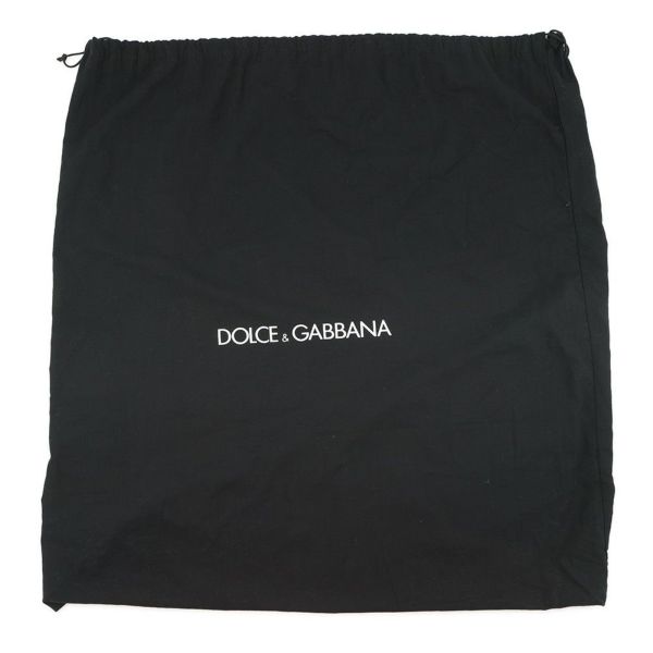 ドルチェ＆ガッバーナ チェーントートバッグ スパンコール レザー DOLCE&GABBANA タッセル 黒