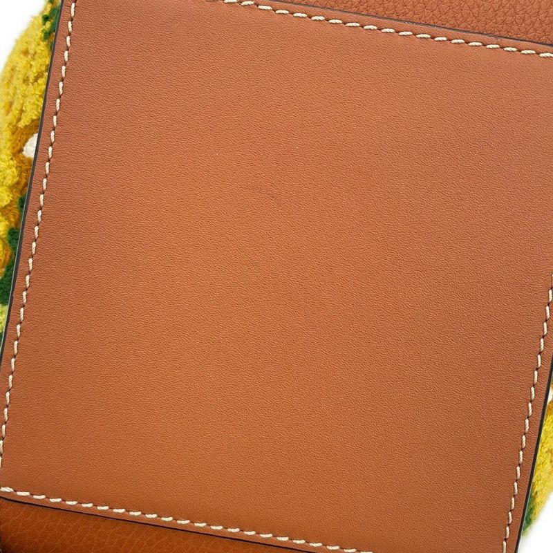 ロエベ ハンドバッグ ドローストリング ハンモック フローラル ミニ カーフレザー 303.30.V07 2way