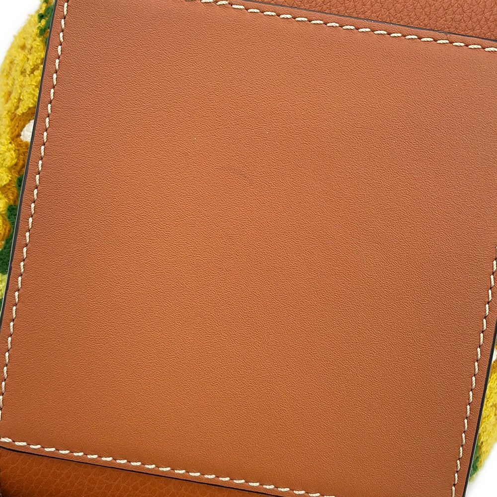 ロエベ ハンドバッグ ドローストリング ハンモック フローラル ミニ カーフレザー 303.30.V07 2way