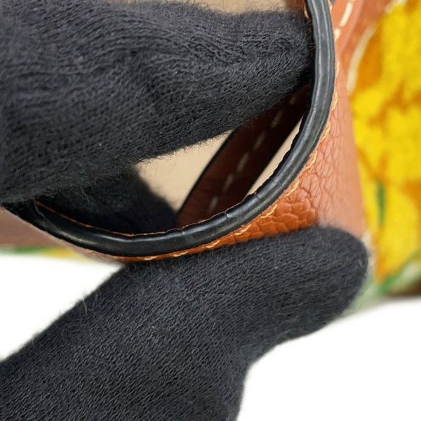 ロエベ ハンドバッグ ドローストリング ハンモック フローラル ミニ カーフレザー 303.30.V07 2way