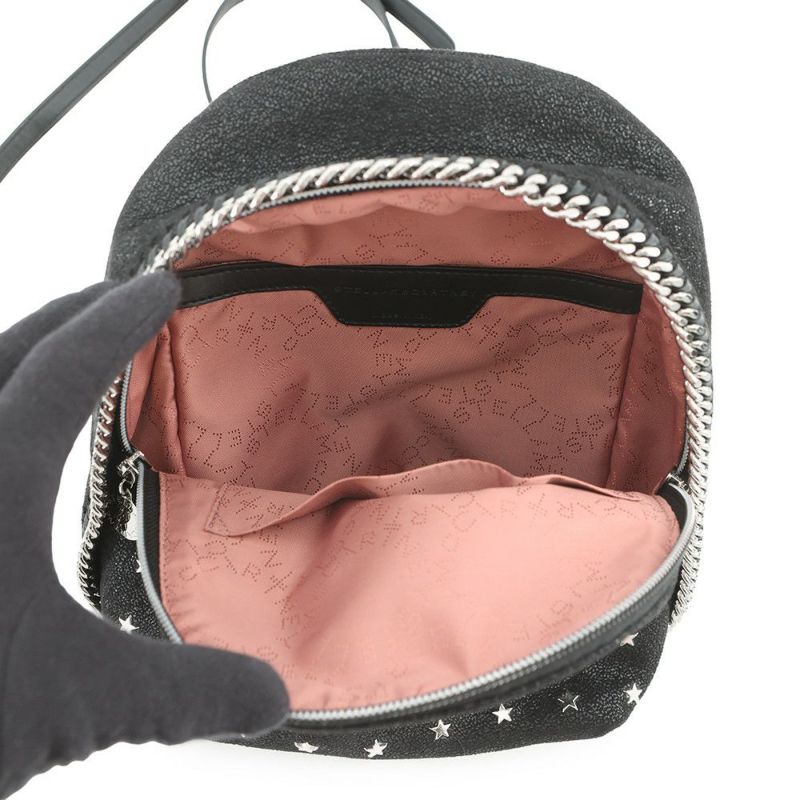 ステラマッカートニー リュック ファラベラ スタースタッズ バックパック 468952 Stella McCartney バッグ 黒