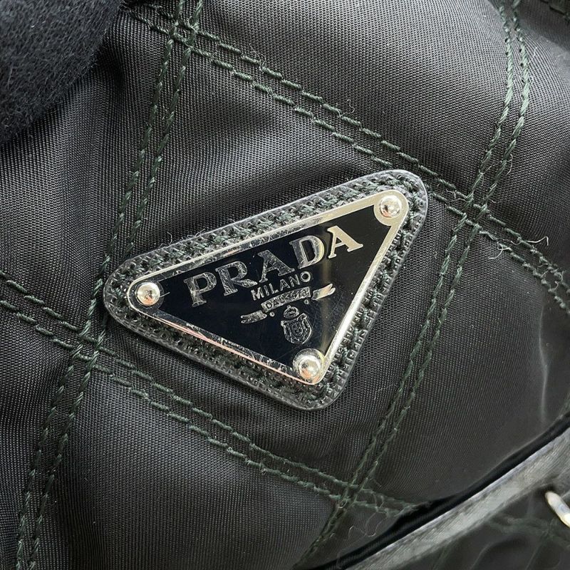 プラダ リュック ナイロン ミニ バックパック 1BZ017 PRADA バッグ リュックサック 黒