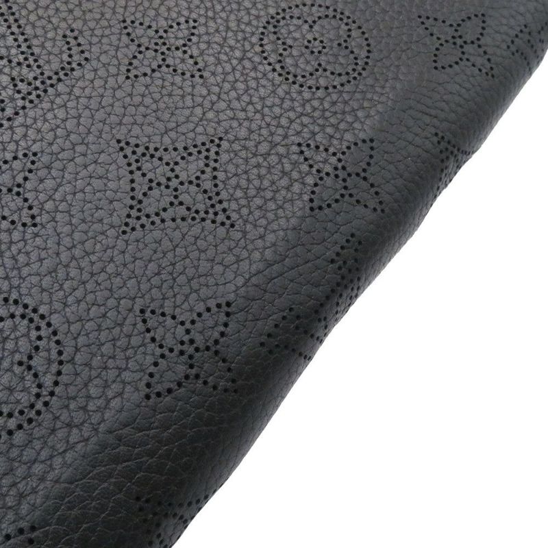 ルイヴィトン 長財布 モノグラム マヒナ ジッピー・ウォレット M61867 LOUIS VUITTON ラウンドファスナー 黒 ブラック
