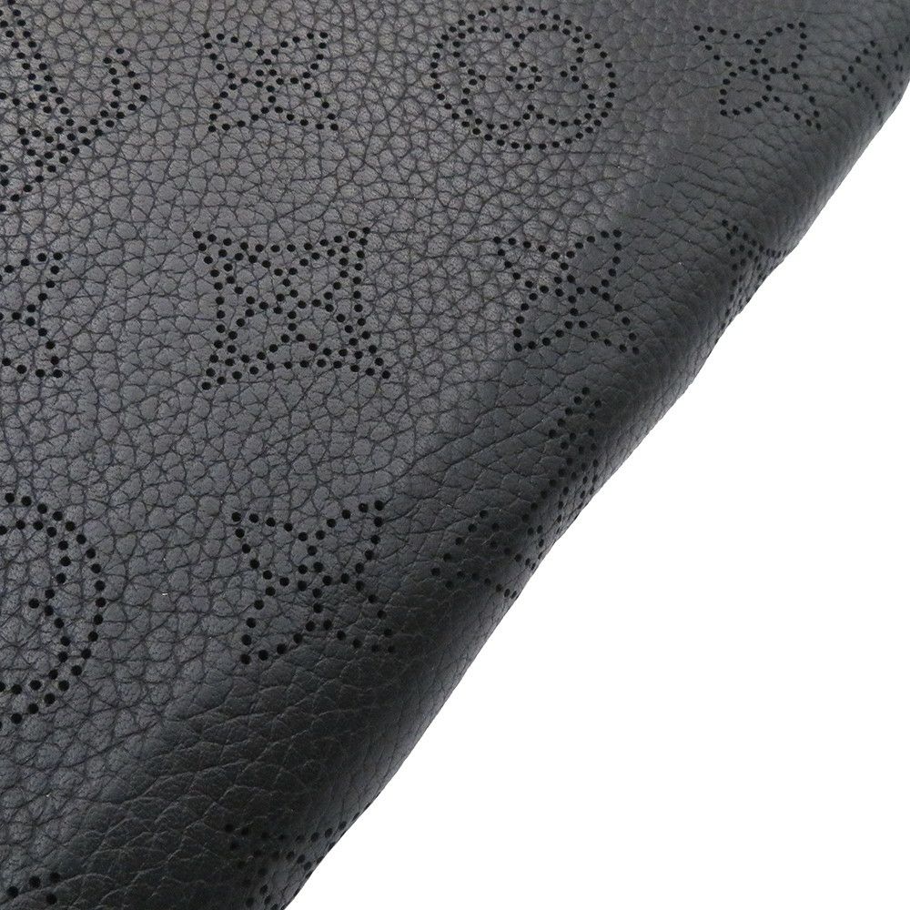 ルイヴィトン 長財布 モノグラム マヒナ ジッピー・ウォレット M61867 LOUIS VUITTON ラウンドファスナー 黒 ブラック