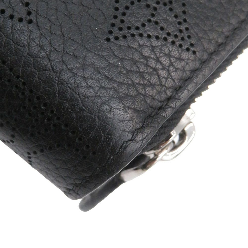 ルイヴィトン 長財布 モノグラム マヒナ ジッピー・ウォレット M61867 LOUIS VUITTON ラウンドファスナー 黒 ブラック