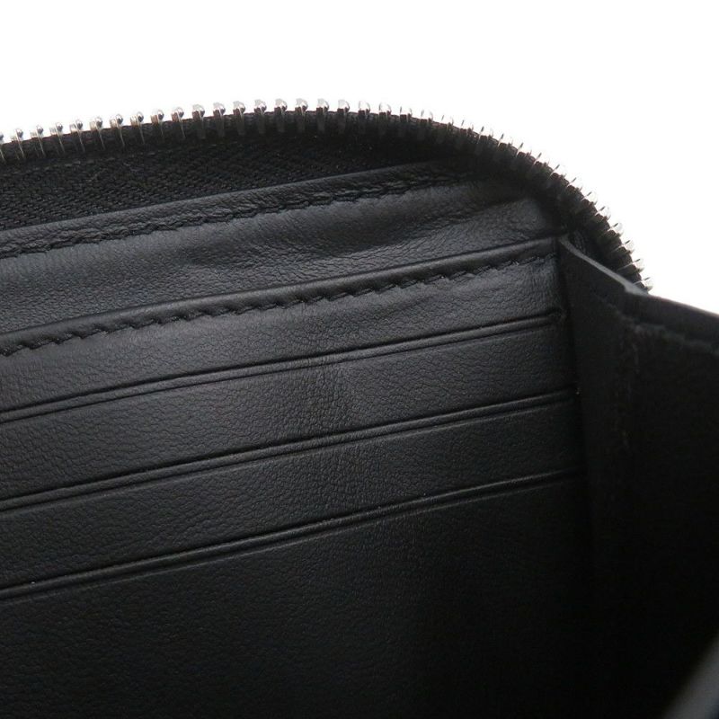 ルイヴィトン 長財布 モノグラム マヒナ ジッピー・ウォレット M61867 LOUIS VUITTON ラウンドファスナー 黒 ブラック