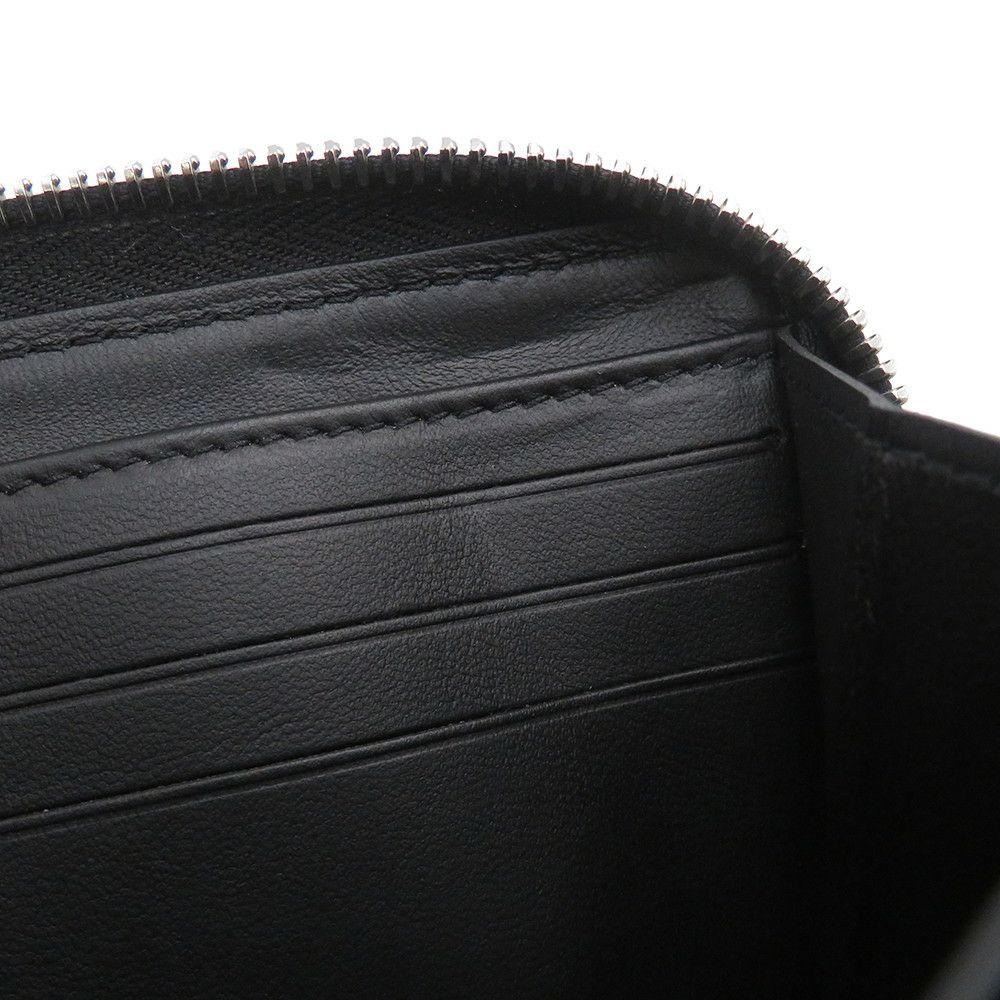 ルイヴィトン 長財布 モノグラム マヒナ ジッピー・ウォレット M61867 LOUIS VUITTON ラウンドファスナー 黒 ブラック
