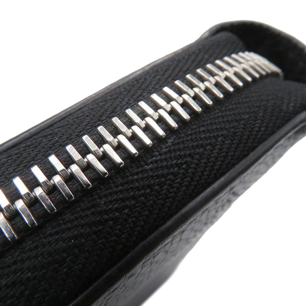 ルイヴィトン 長財布 モノグラム マヒナ ジッピー・ウォレット M61867 LOUIS VUITTON ラウンドファスナー 黒 ブラック