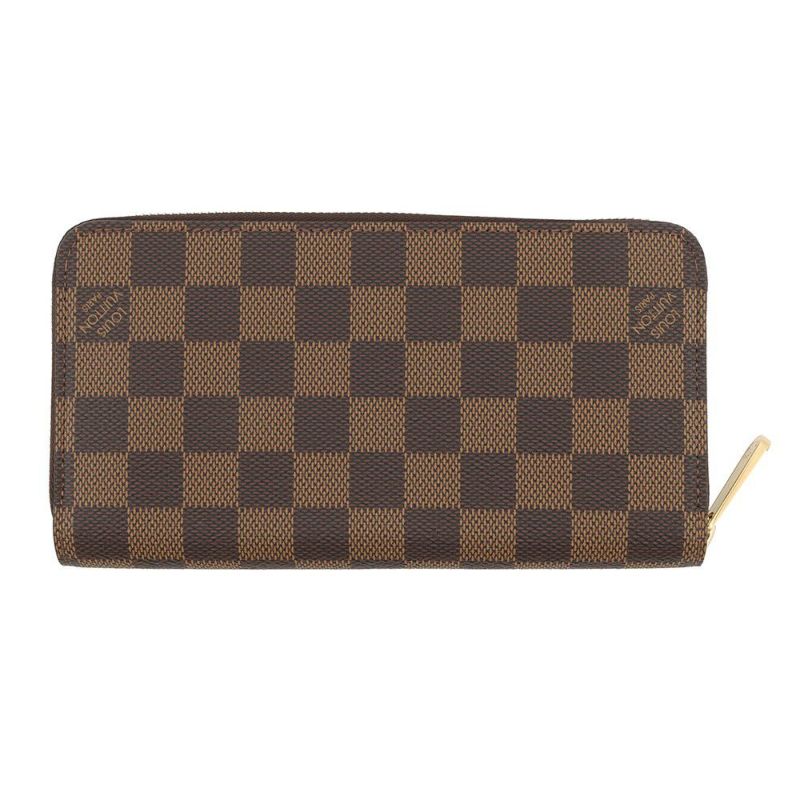 ルイヴィトン 長財布 ダミエ・エベヌ ジッピー・ウォレット N41661 LOUIS VUITTON ヴィトン 財布 ラウンドファスナー