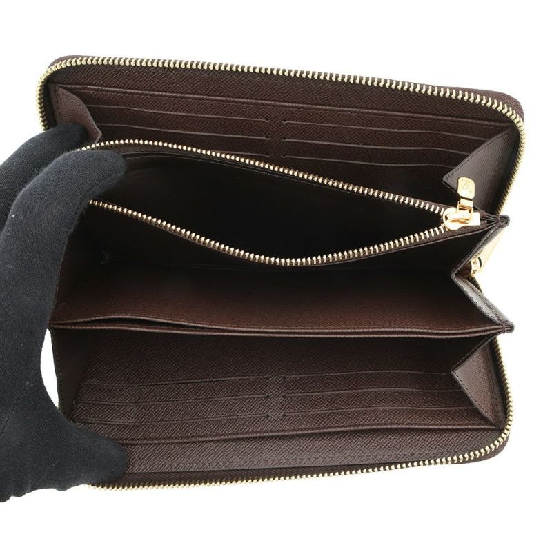 ルイヴィトン 長財布 ダミエ・エベヌ ジッピー・ウォレット N41661 LOUIS VUITTON ヴィトン 財布 ラウンドファスナー