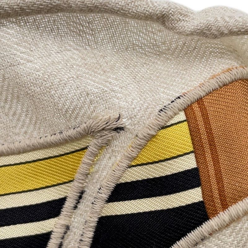 エルメス スカーフ カレ90 APPL COUVERTURES ET TENUES HERMES カシミア シルク