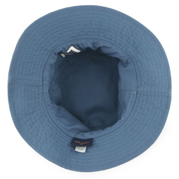 ルイヴィトン バケットハット リバーシブル シャプカ・スケーター カラー ブロックス メンズサイズL M77592 帽子