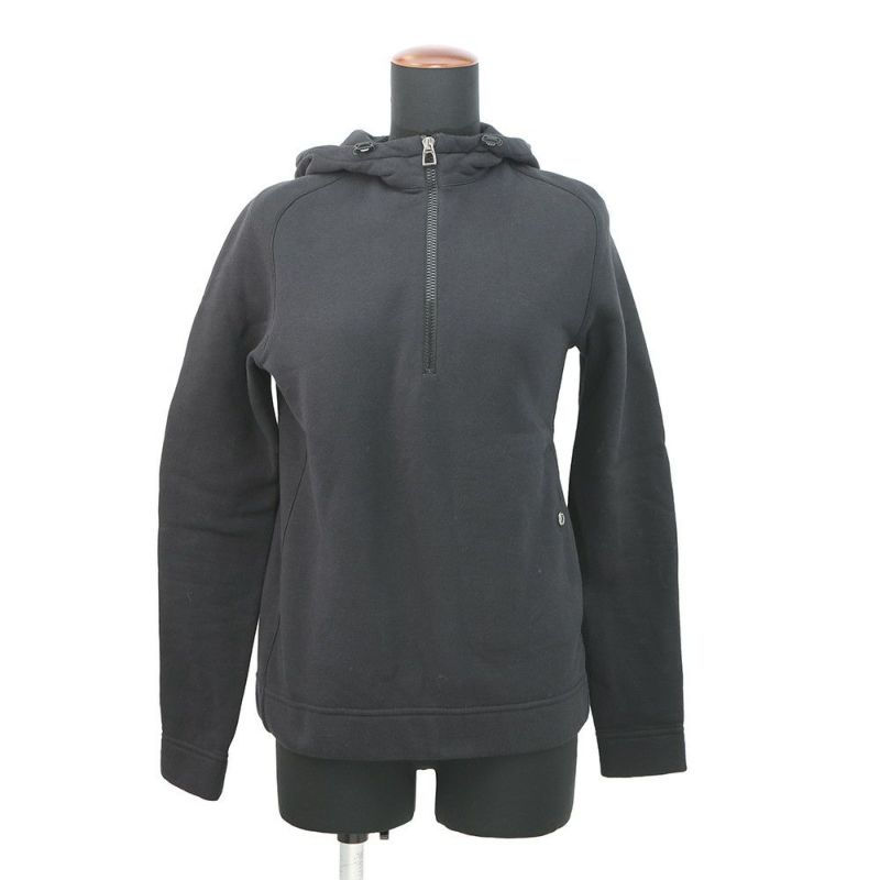 エルメス スウェット エルメス・フィット コットン レディースサイズS HERMES トップス 黒