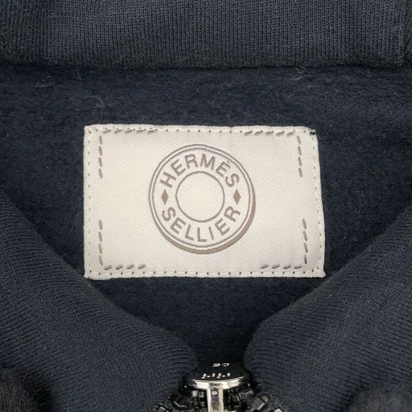 エルメス スウェット エルメス・フィット コットン レディースサイズS HERMES トップス 黒