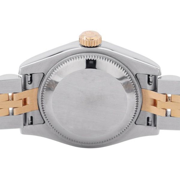 ロレックス デイトジャスト SS/K18PG 179171G ROLEX 腕時計 レディース メテオライト文字盤 10Pダイヤ