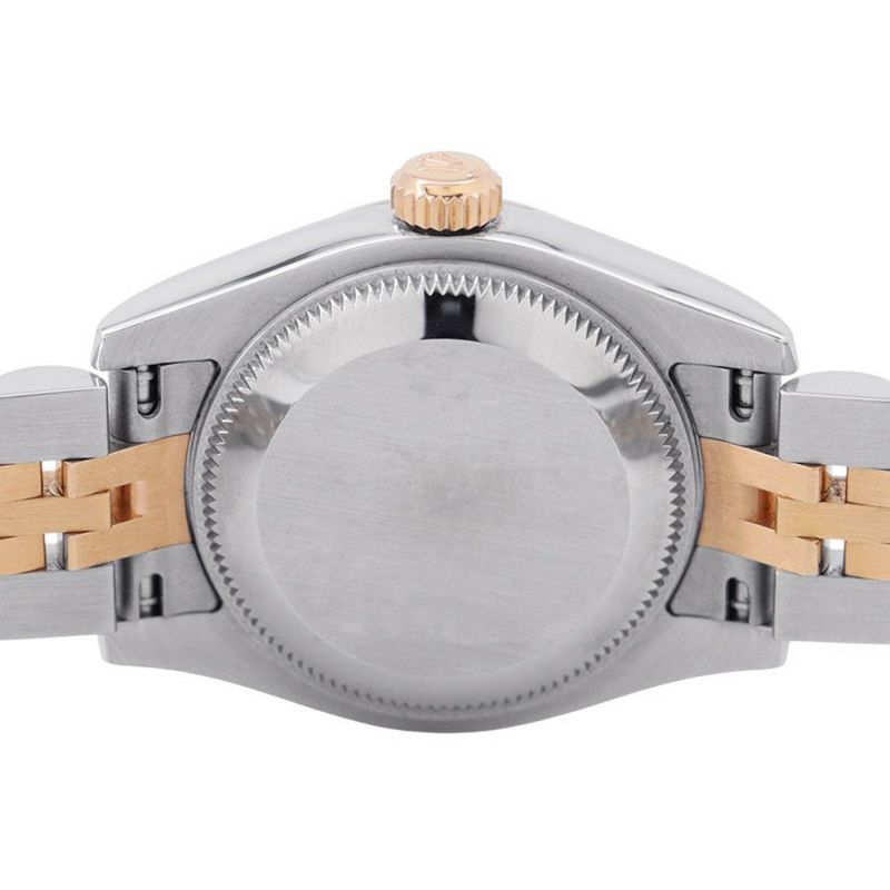 ロレックス デイトジャスト SS/K18PG 179171G ROLEX 腕時計 レディース メテオライト文字盤 10Pダイヤ