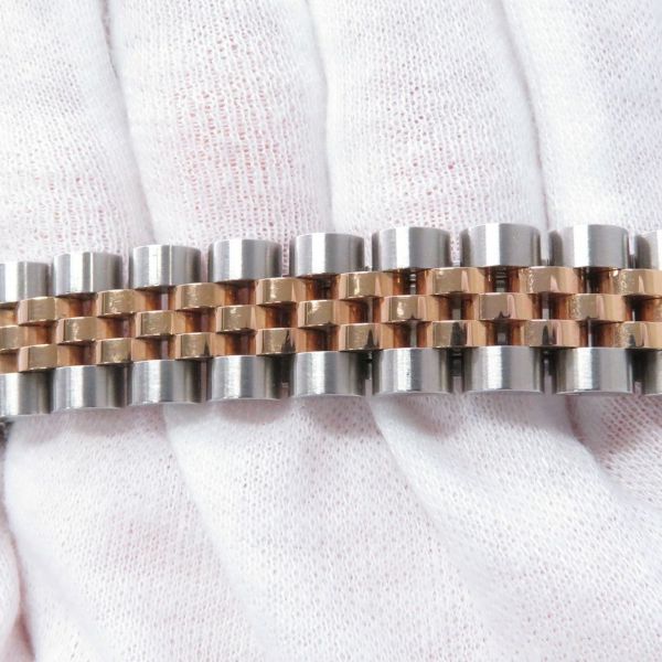 ロレックス デイトジャスト SS/K18PG 179171G ROLEX 腕時計 レディース メテオライト文字盤 10Pダイヤ