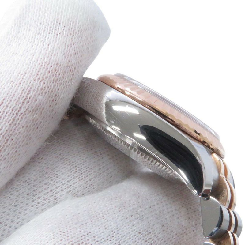 ロレックス デイトジャスト SS/K18PG 179171G ROLEX 腕時計 レディース メテオライト文字盤 10Pダイヤ