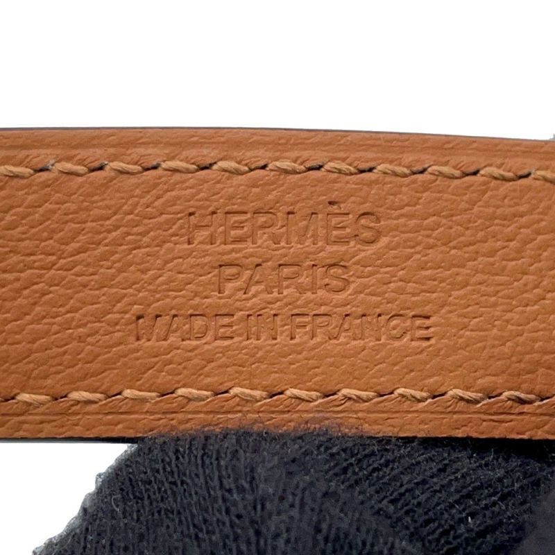 エルメス ケリーベルト ブラック/ゴールド金具 エプソン K刻印 HERMES 黒