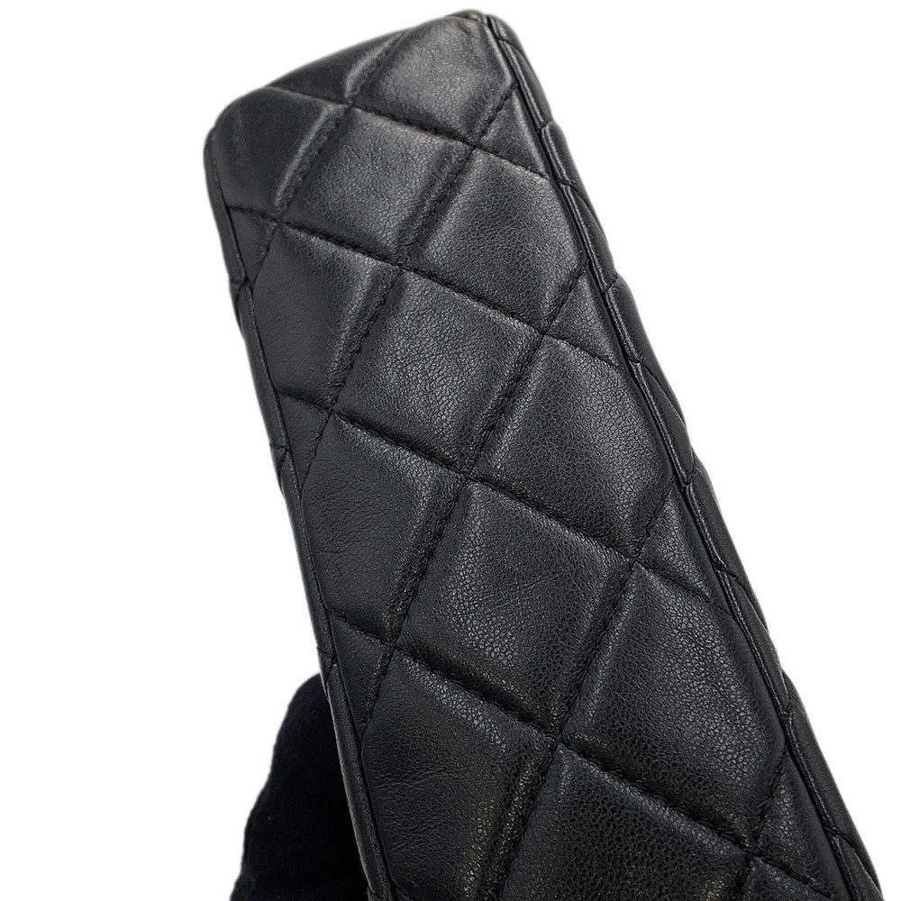 シャネル チェーンショルダーバッグ ココマーク マトラッセ ラムスキン AS5259 CHANEL 黒