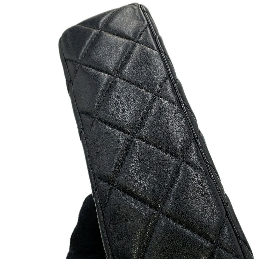 シャネル チェーンショルダーバッグ ココマーク マトラッセ ラムスキン AS5259 CHANEL 黒